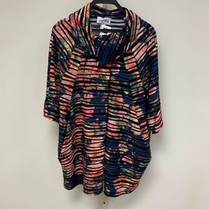 NWT Ribkoff Essentials Multi-Floral Wrap Jacket